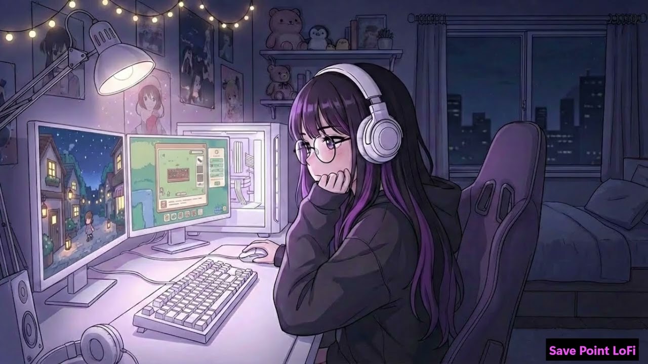3 HOURS Chill Gaming Beats 🎮 Save Point LoFi for Coding, Study & Sleep
