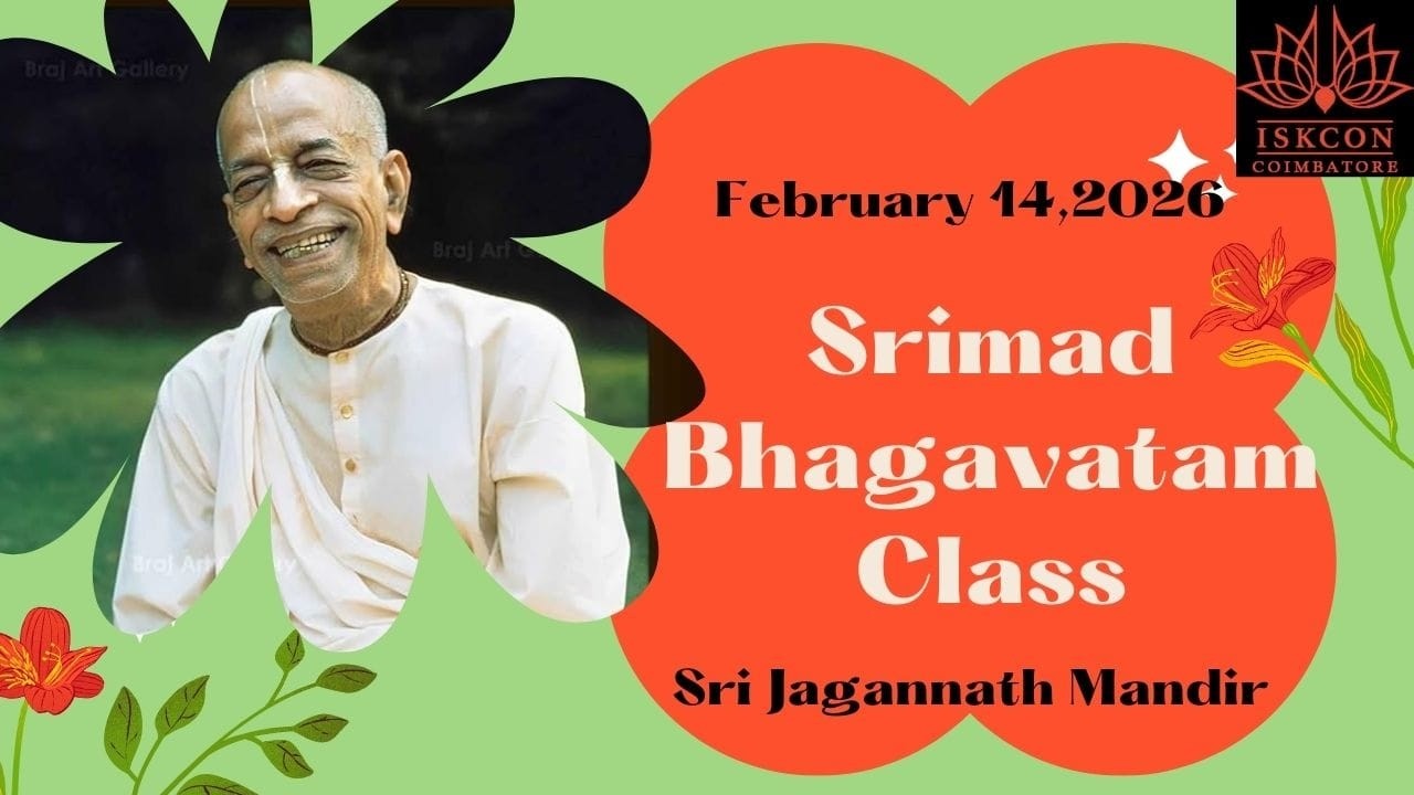 Srimad Bhagavatam Discourse  - 5.1.30 - H.G Sesarupa Nitai Das - 14-02-2026