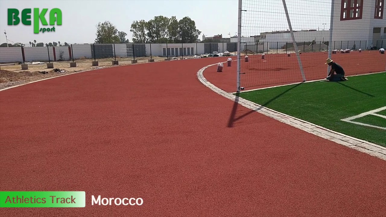 BekaSport 🇲🇦️  Athletics Track Project Of Ahmed Choukri municipality Stadium Zemamraa Morocco🇲🇦️