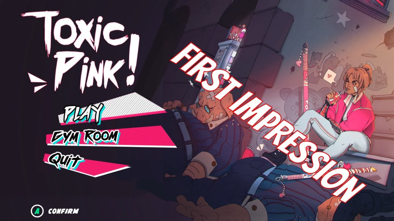 Toxic Pink | Devil May Cry Like Indie Game | First Impression