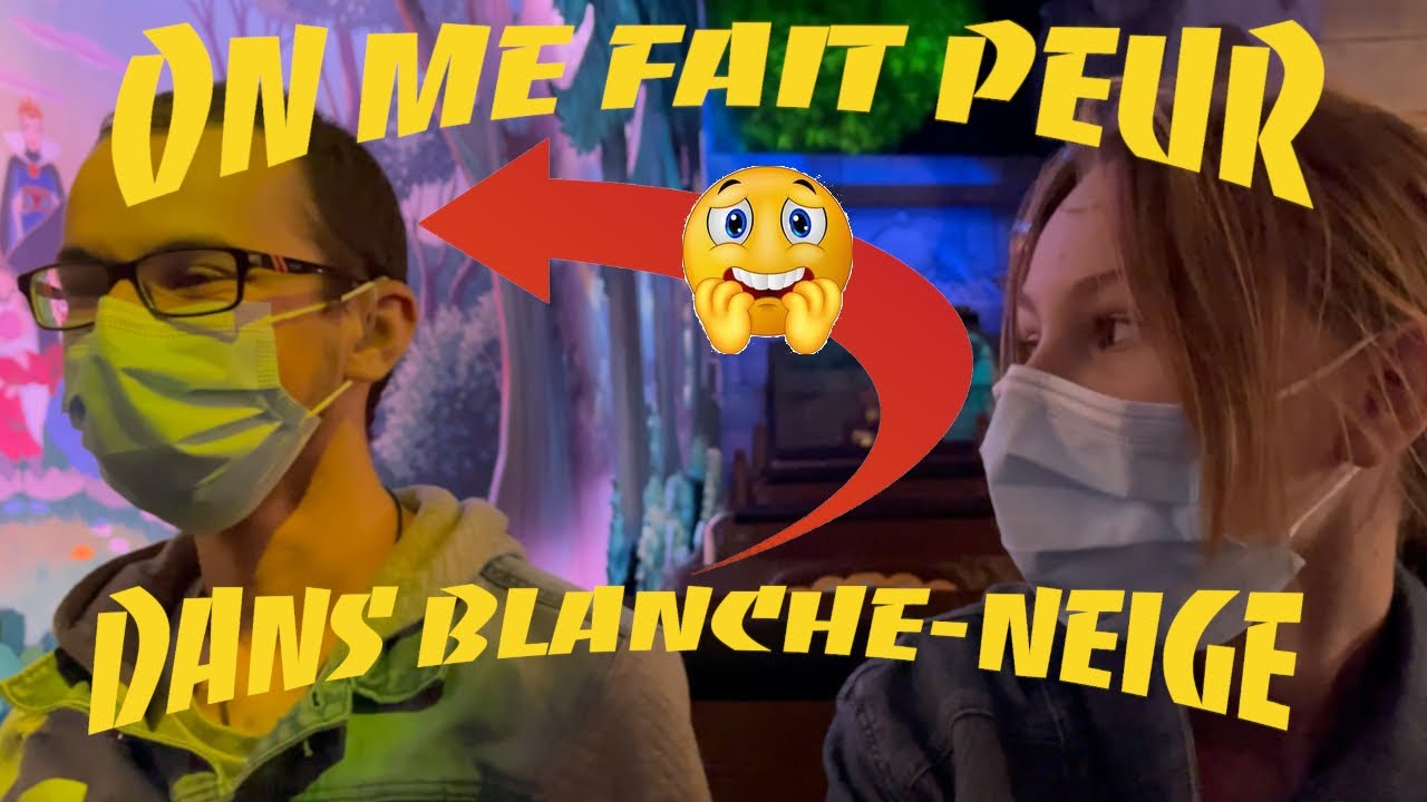 Je fais l’attraction Blanche Neige à Disneyland Paris et c’est flippant !!!!