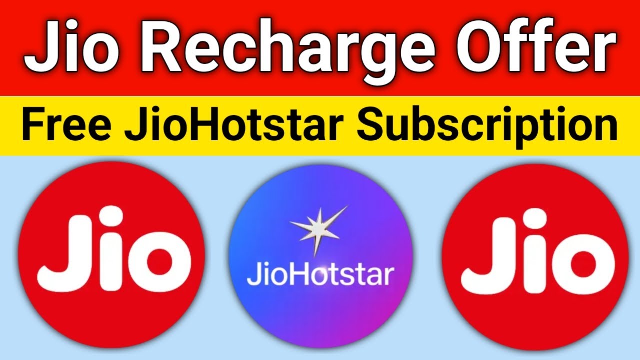 Free JioHotstar Subscription for 90 Days with Jio Recharge Plans