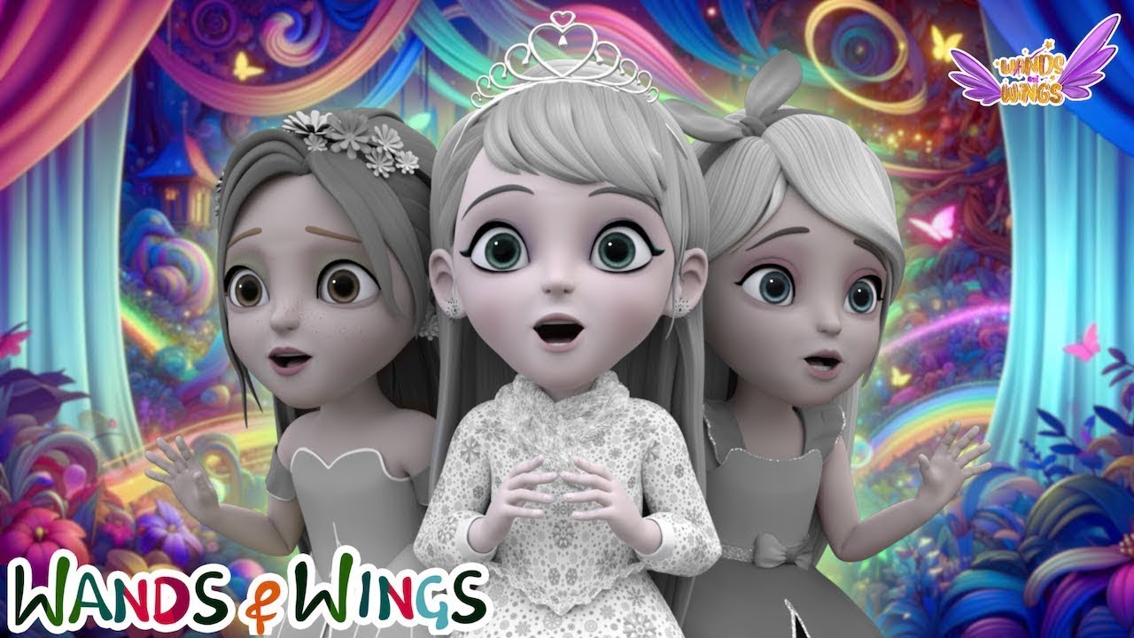 Where Is My Color ?  | Princesses Lost Their Colors + Princess Lost Her Wings - Wands & Wings