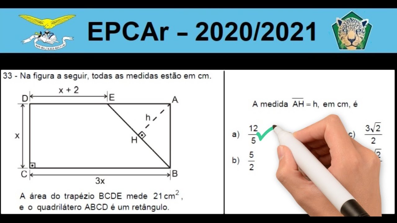 EPCAr 2021 | Questao 33 | Versão A | Curso Acre