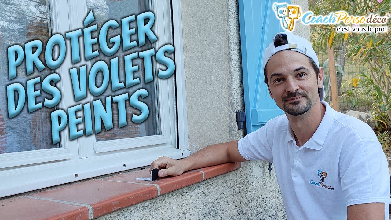 Protéger des volets en bois peints