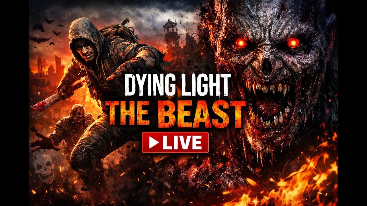 DYING LIGHT: THE BEAST 🔥 LIVE | Parkour, noc a čistý survival 😱