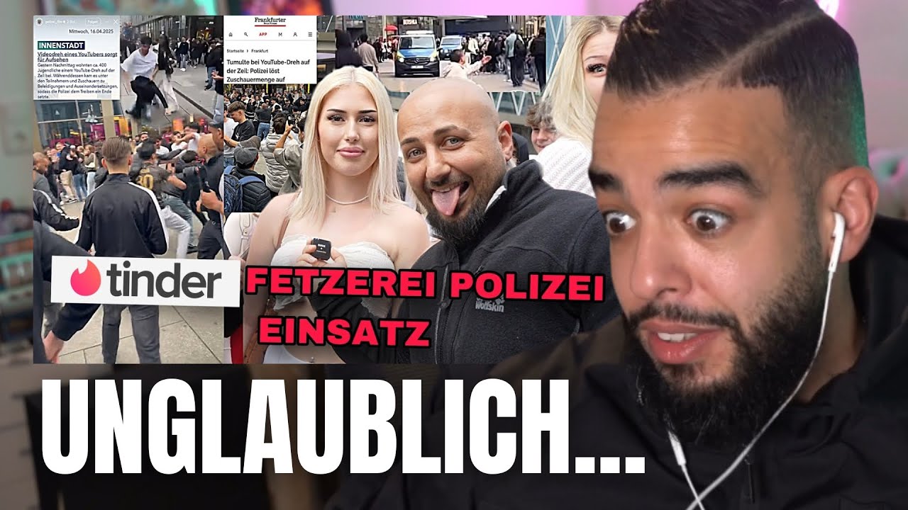DU BIST EIN DUPLO?? DU BIST VERBRANNT?????? Sami reagiert auf FRANKFURT (RASISSMUSS) TINDER...