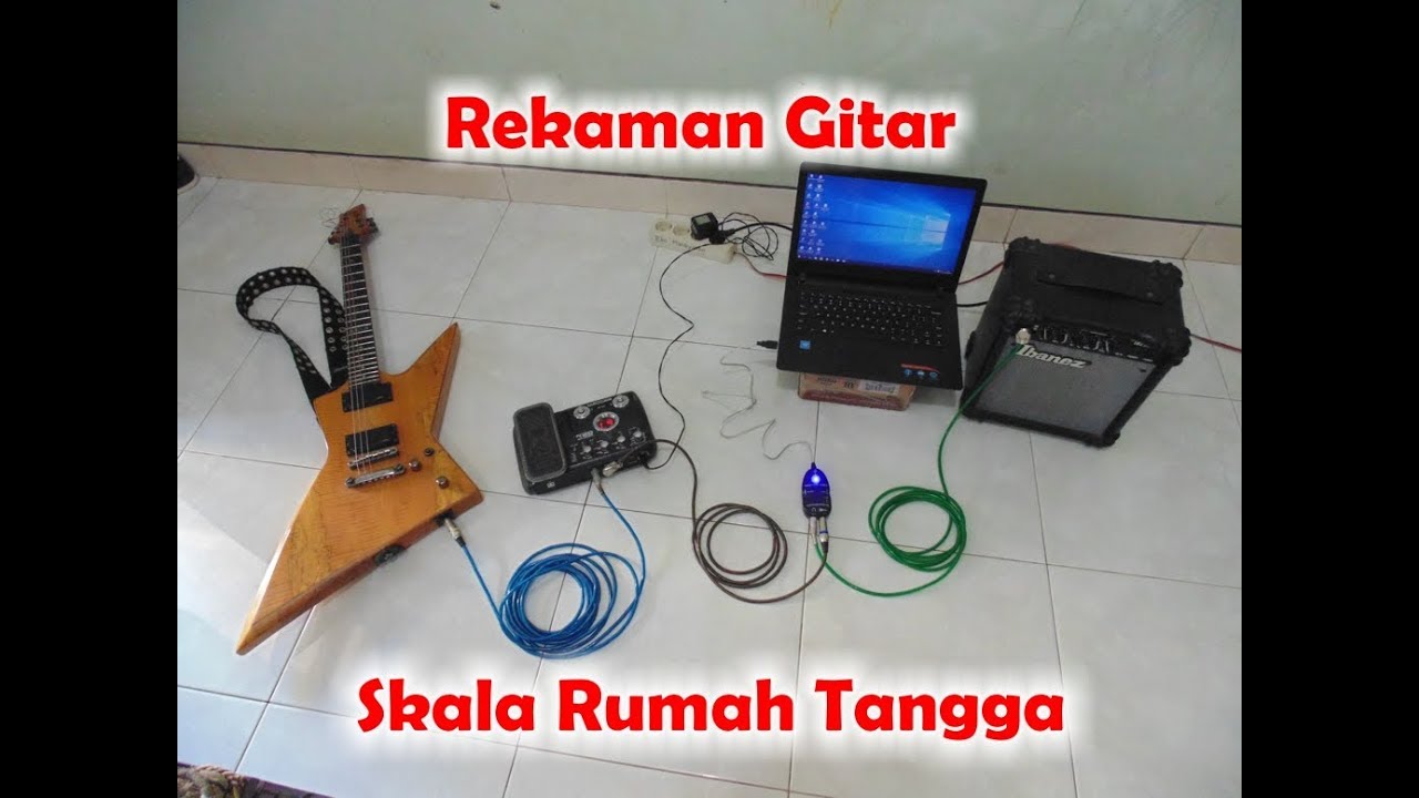 Cara Sederhana Rekam Gitar