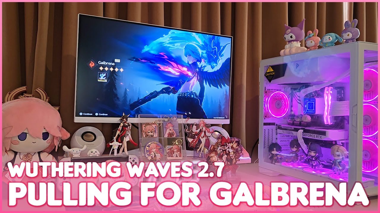 ♡ Pulling for Galbrena and her weapon ♡ Wuthering Waves 2.7 cozy gaming on PC