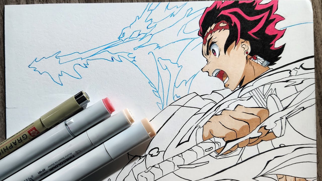 Kimetsu No Yaiba | Como Dibujar a Tanjiro