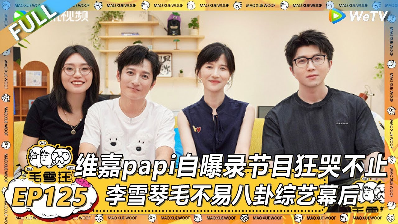 EP125期完整版：维嘉papi自曝录节目狂哭不止？！ |《毛雪汪2025年夏》 #综艺 #毛雪汪 #李雪琴 #毛不易