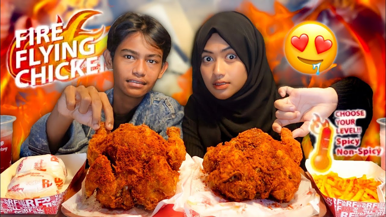 TERNYATA ENAK BANGET‼️🤤 MUKBANG RICHEESE FLYING CHICKEN SPICY | MUKBANG INDONESIA
