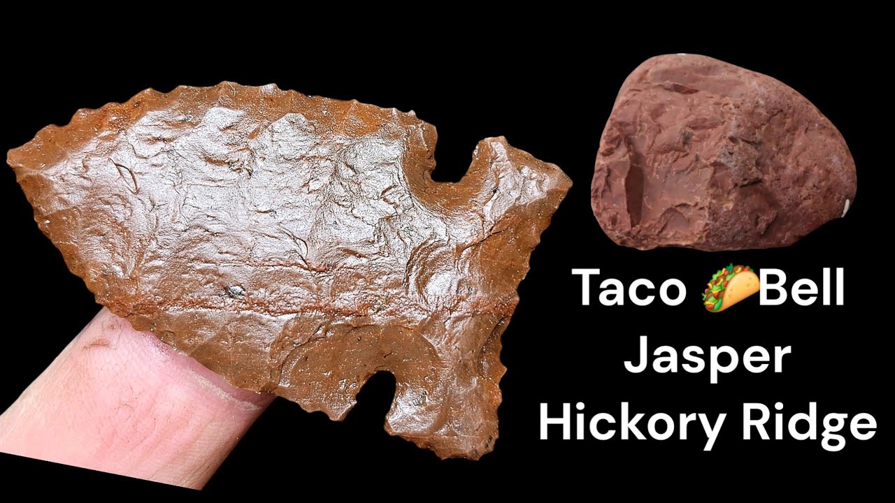 Flintknapping Taco Bell Landscape Jasper.