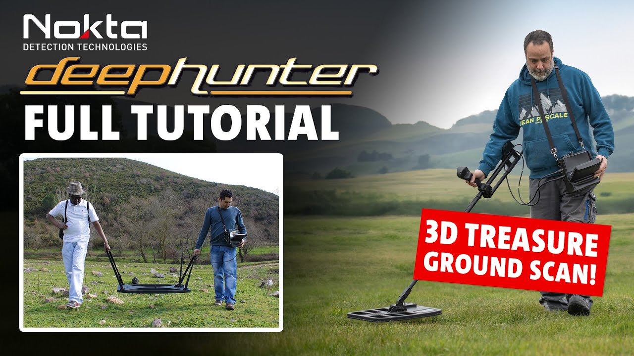 Nokta Deephunter 3D Ground Scanner FULL TUTORIAL for treasure hunting