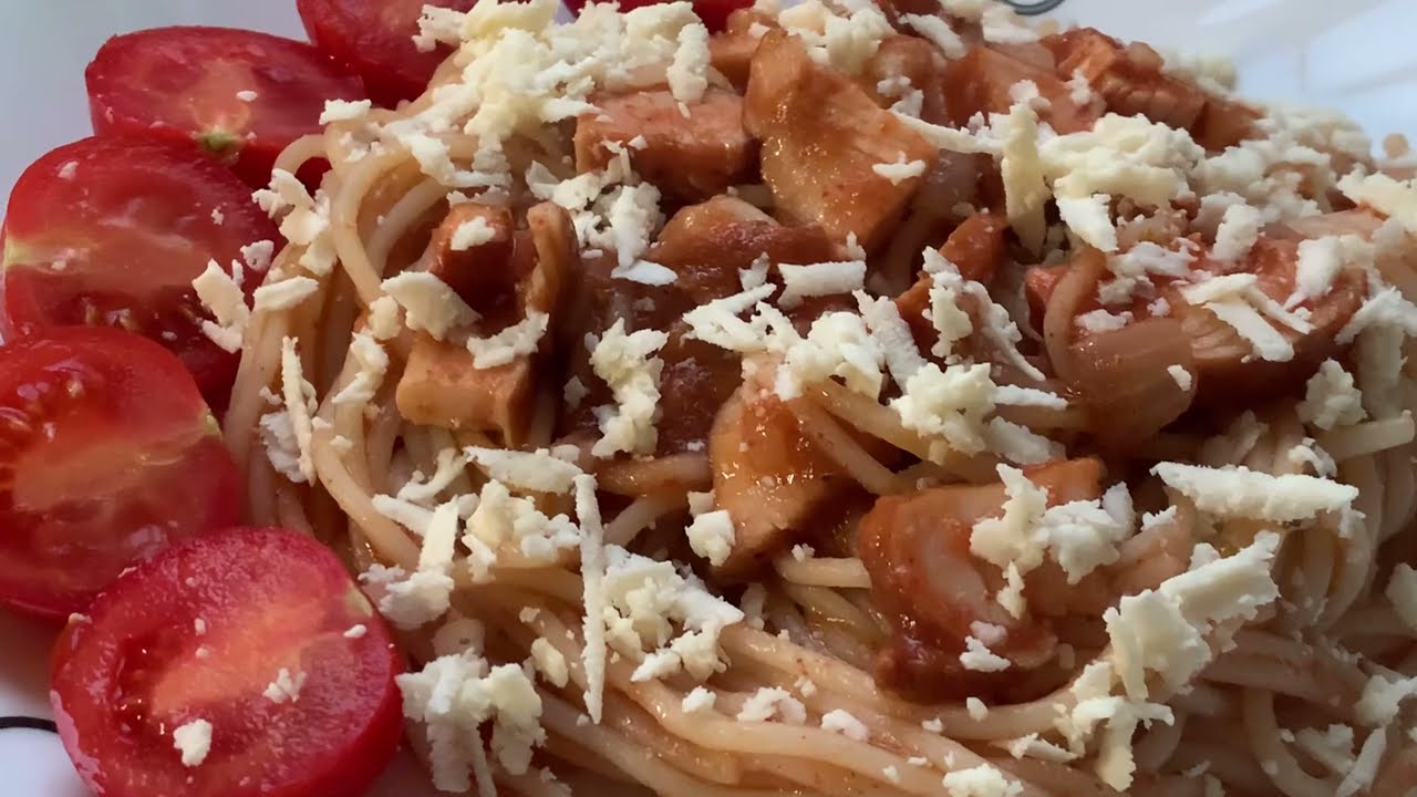 СПАГЕТТИ с КУРИЦЕЙ🍜ВКУСНЫЙ УЖИН за 15 МИНУТ🍜НЕ ВОЗМОЖНО ОТОРВАТЬСЯ🍜Quick & Easy