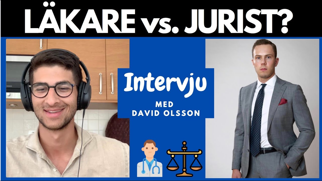Plugga till JURIST (vs. LÄKARPROGRAMMET)? | Intervju med juriststudent David Olsson