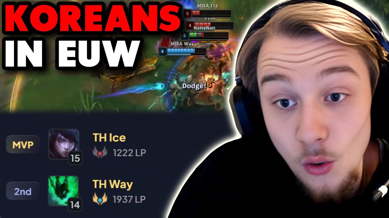 I RECOGNIZE THESE KOREAN PROS ON MY TEAM