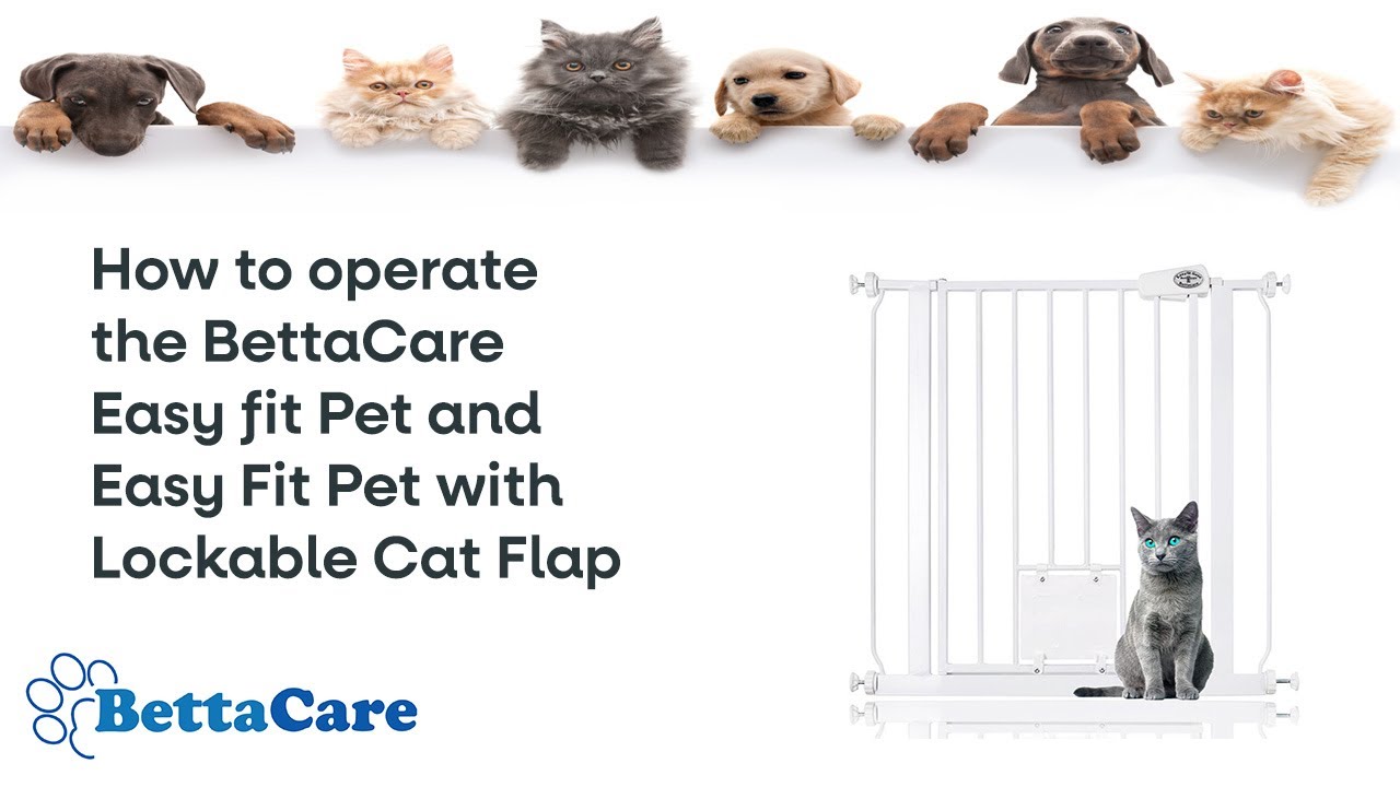 How to operate the BettaCare Easy Fit Pet and Easy Fit Pet with Lockable Cat Flap | BettaCare