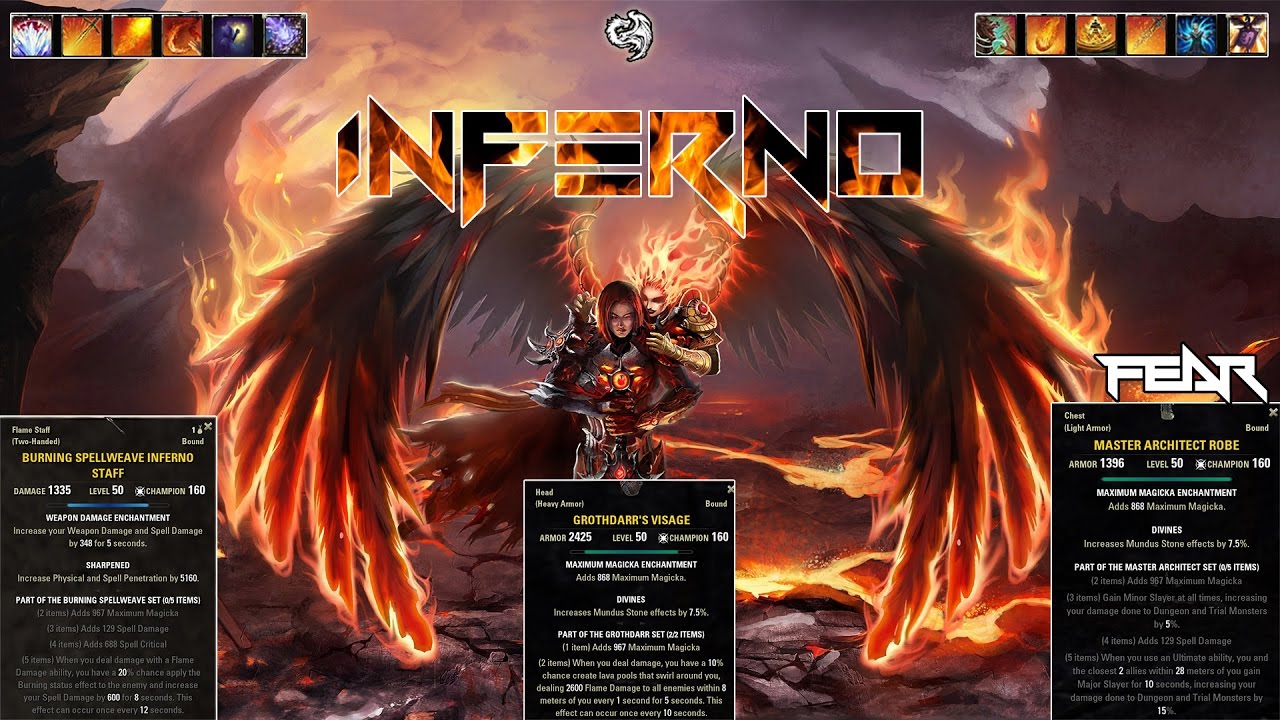 Inferno [Morrowind] PvE Build: Magicka Dragonknight