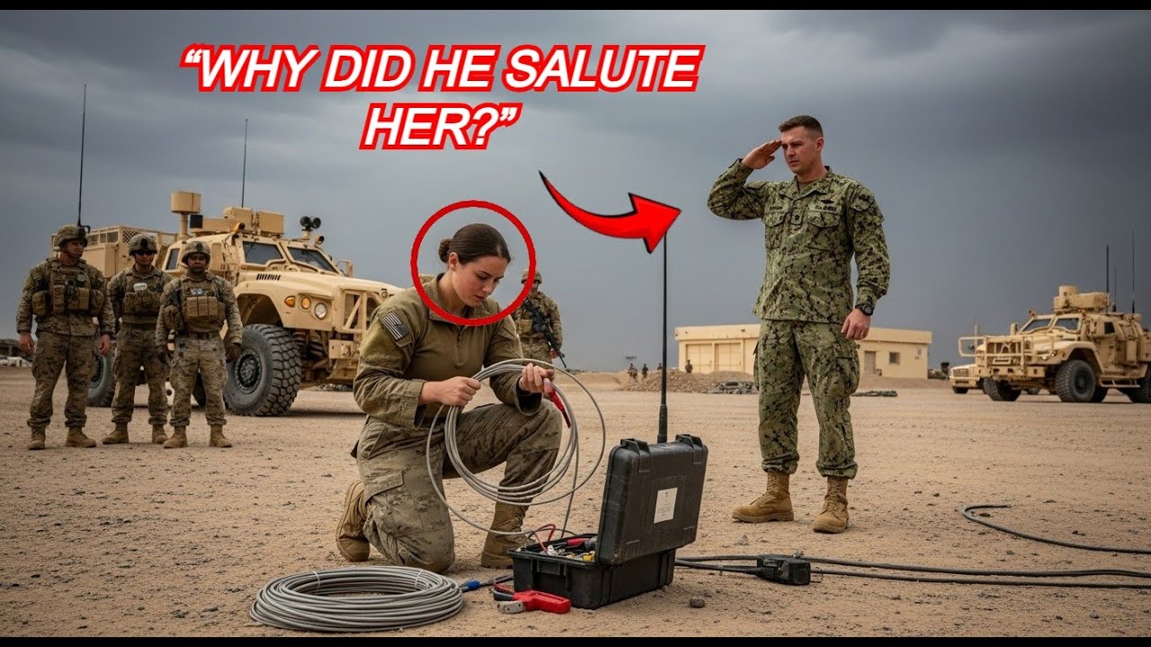 She Was Simply Repairing Comms Gear &mdash; When a SEAL Lieutenant Saluted, Everyone Stopped in Shock |