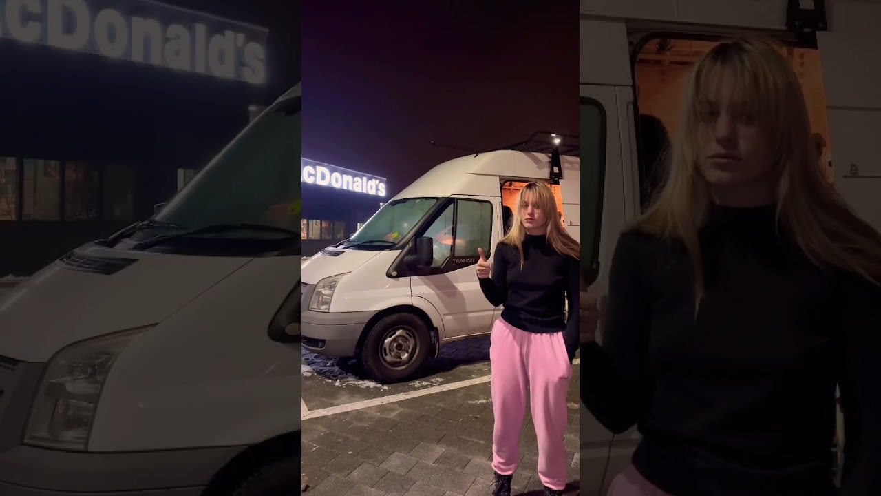 What it&rsquo;s like living in a McDonald&rsquo;s car park #vanlife throw back to Switzerland!