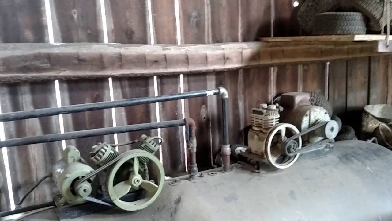 Stretch's stuff, Monster 500gal air compressor.