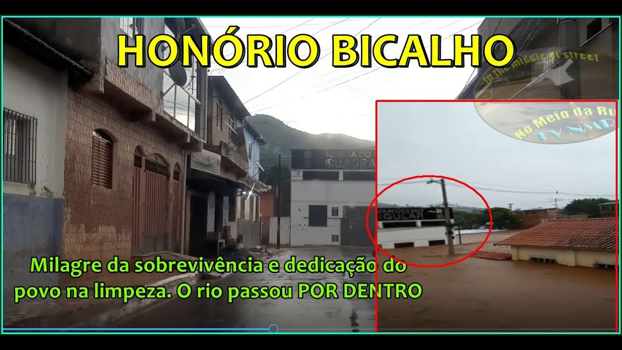 HON&Oacute;RIO BICALHO. Dedica&ccedil;&atilde;o povo/prefeitura nem PERCEBI de cara a destrui&ccedil;&atilde;o pelo Rio das Velhas, MG