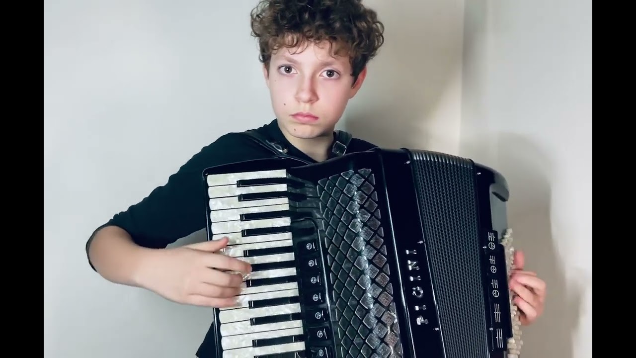 Axel Levatic, 13 ans, Joue ‘Syncopette’ de Franck Angelis à l’Accordéon