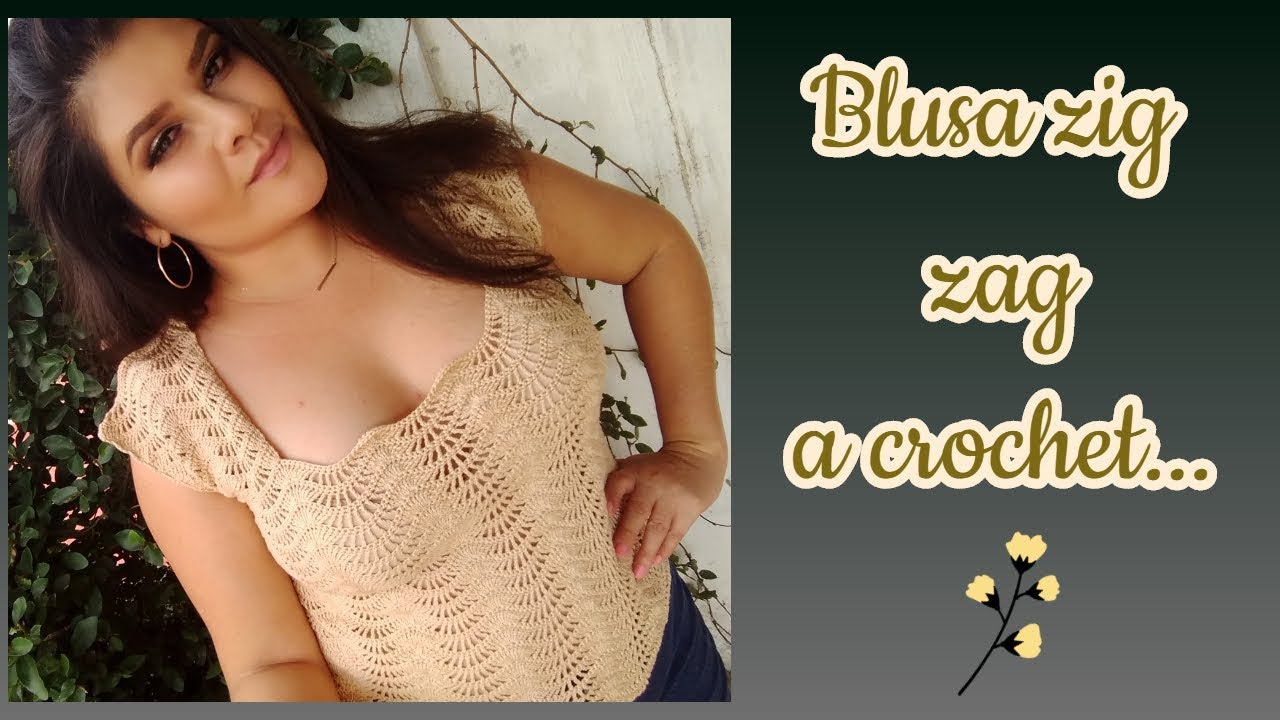 Blusa zig-zag. blusa para toda ocasión  a crochet.