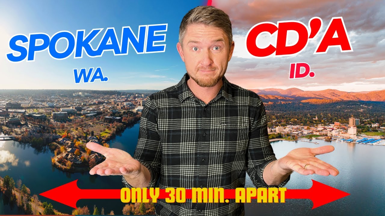 Жизнь в Кер-д'Ален, штат Айдахо, против Спокана, штат Вашингтон