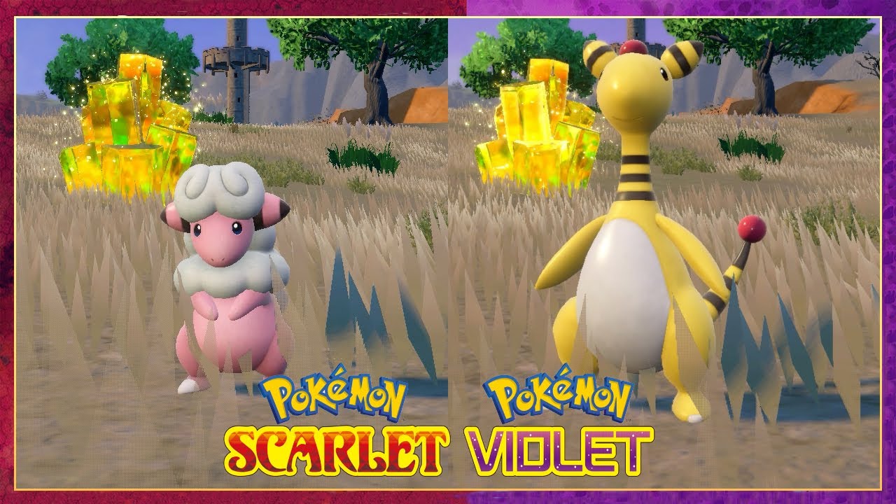 Pokemon Scarlet & Violet How To Evolve Flaaffy Into Ampharos