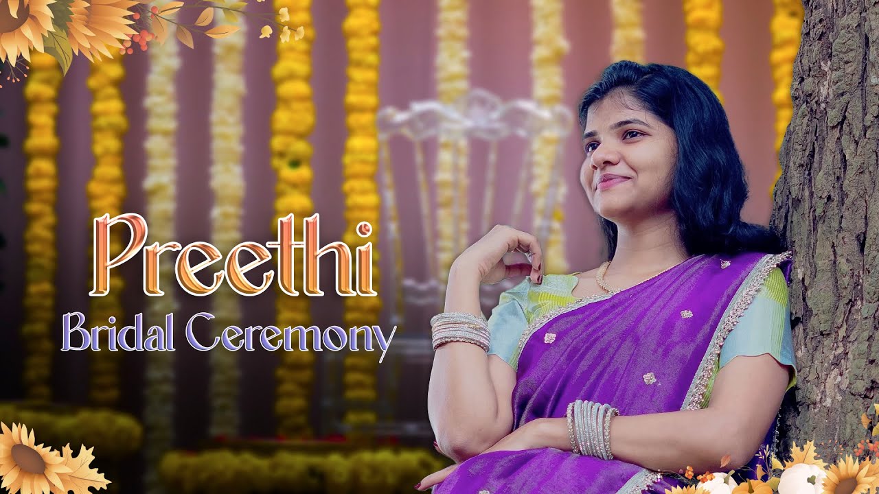 PREETHI BRIDAL [haldi] CEREMONY HIGHLIGHTS 4K || JOEL MEDIA 9000046113 ||