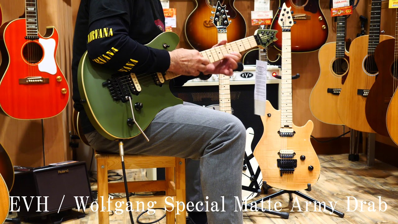 EVH / Wolfgang Special Matte Army Drab 【イシバシ楽器梅田店】