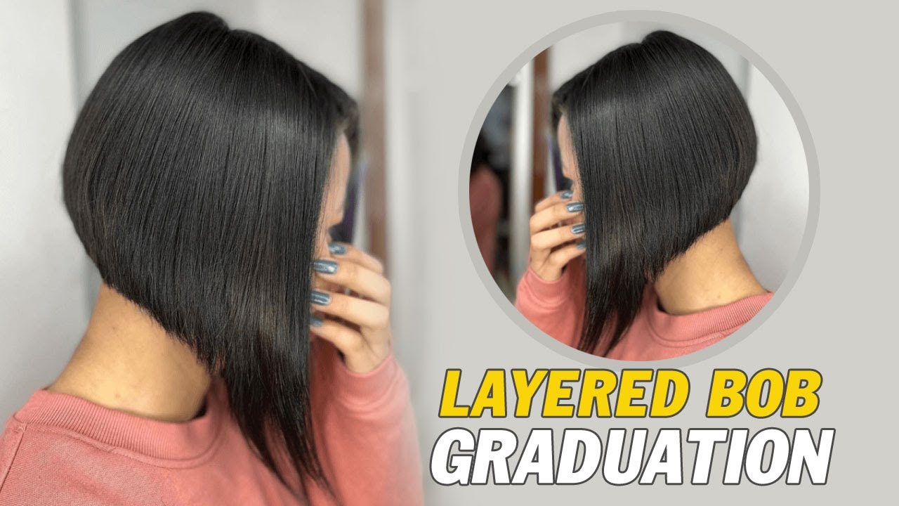 Short Bob With Graduation | Professional Short Layered Bob Haircut Tutorial