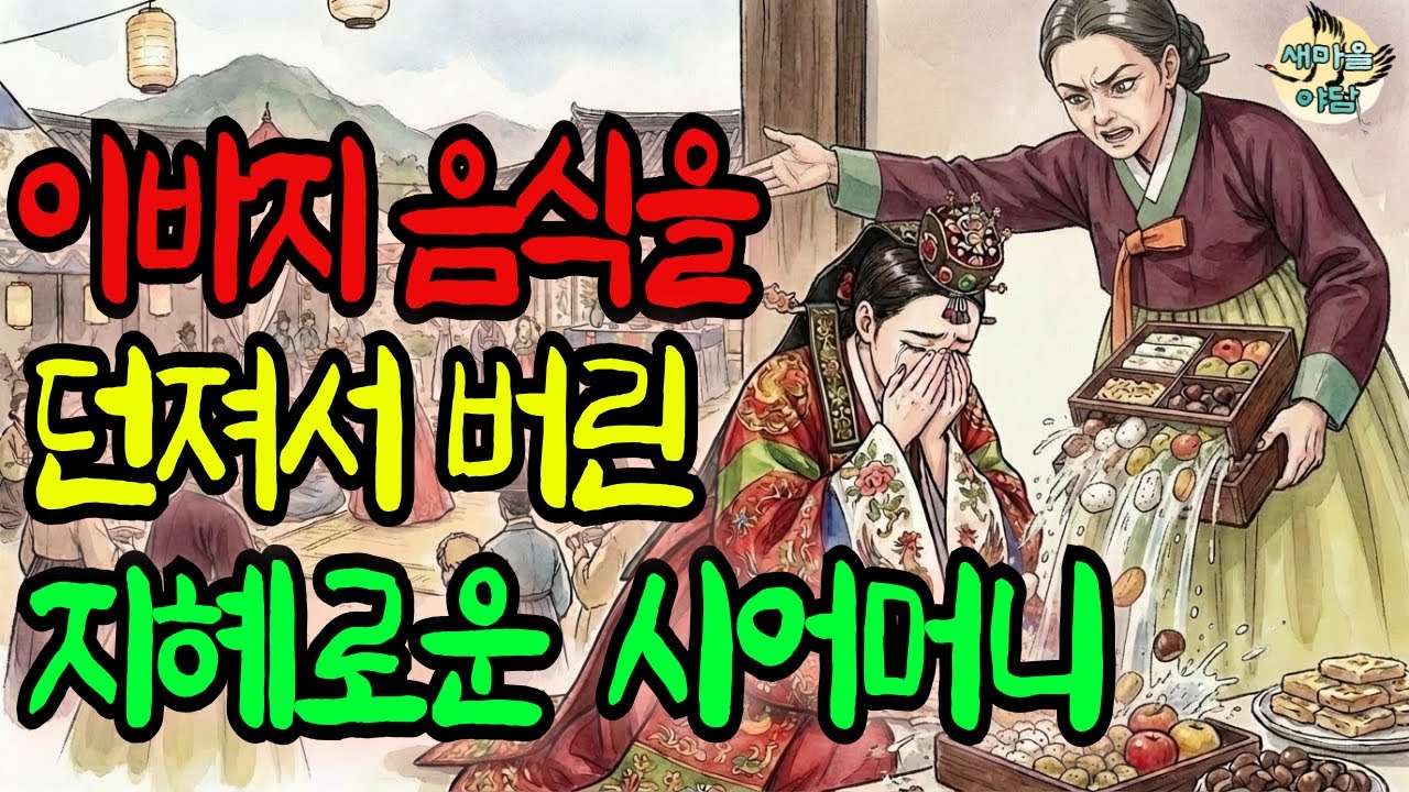 새마을야담 | 혼례식날 친정에서 가져온 이바지 음식을 마당으로 모두 버린 지혜로운 시어머니 야담ㅣ고부ㅣ설화ㅣ전설ㅣ옛날이야기ㅣ오디오북ㅣ수면ㅣ친정어머니ㅣ효도 | 찬합 |