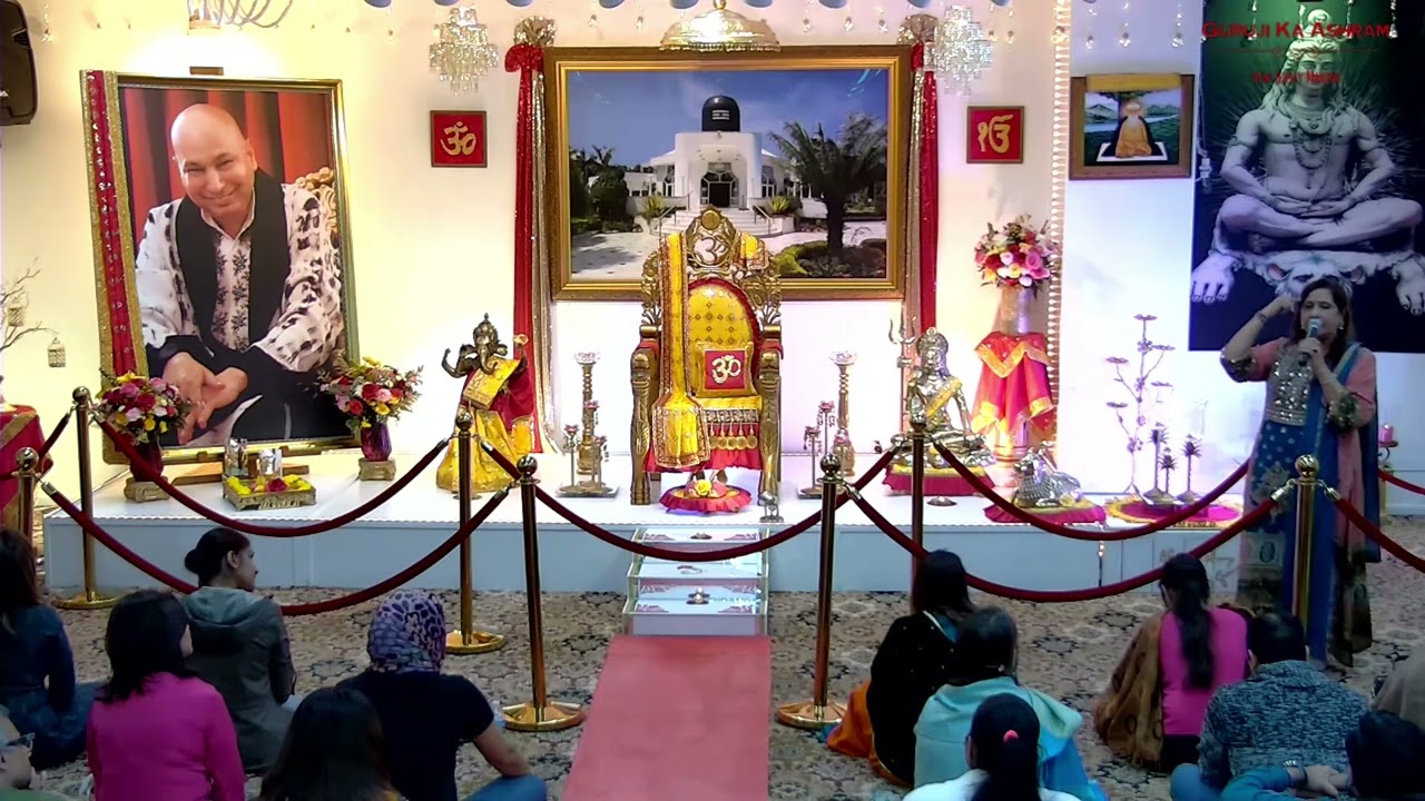 Satsang By Bulbul Aunty - Guruji Ka Ashram - New Jersey - USA - Somerset Temple