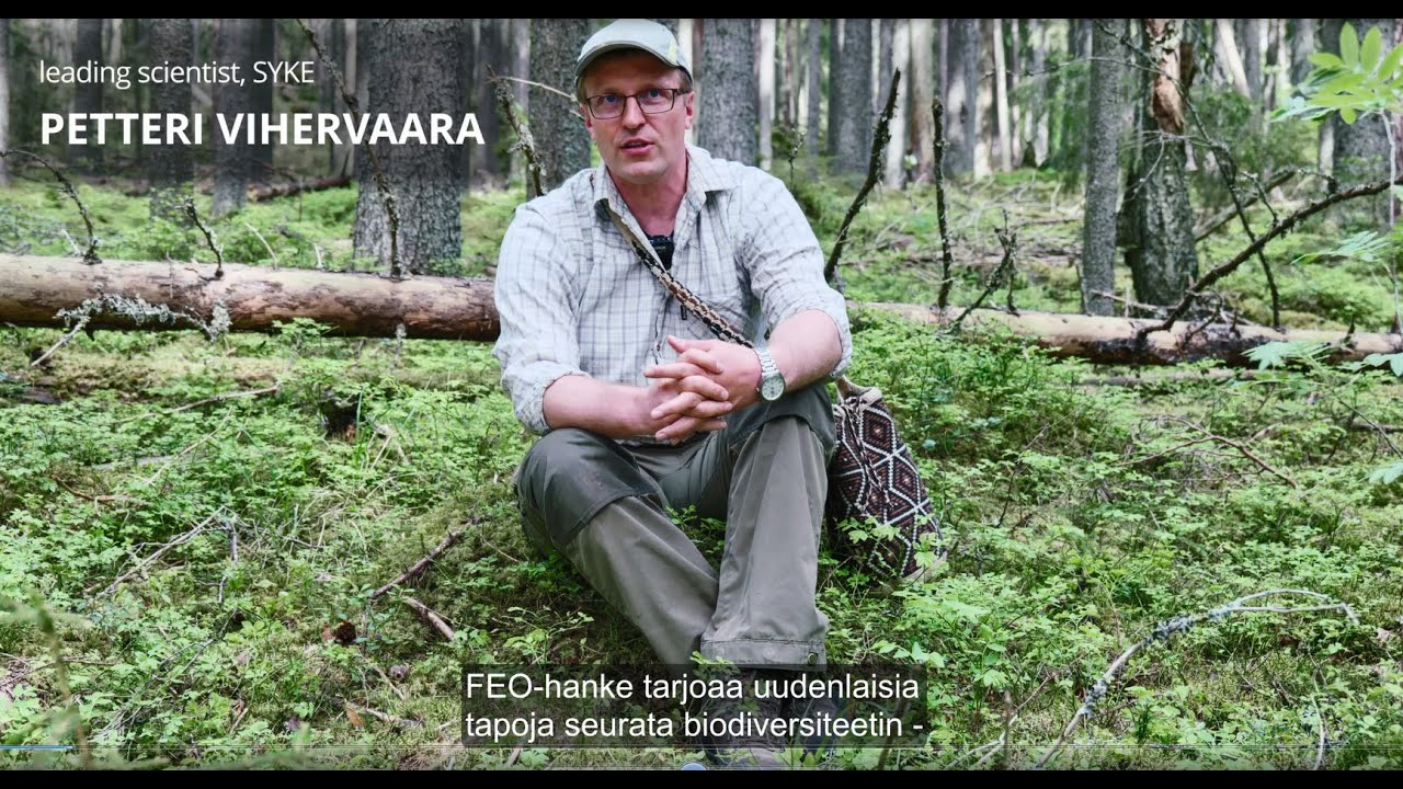 Petteri Vihervaara puhuu biodiversiteettiseurantojen kehittämisestä