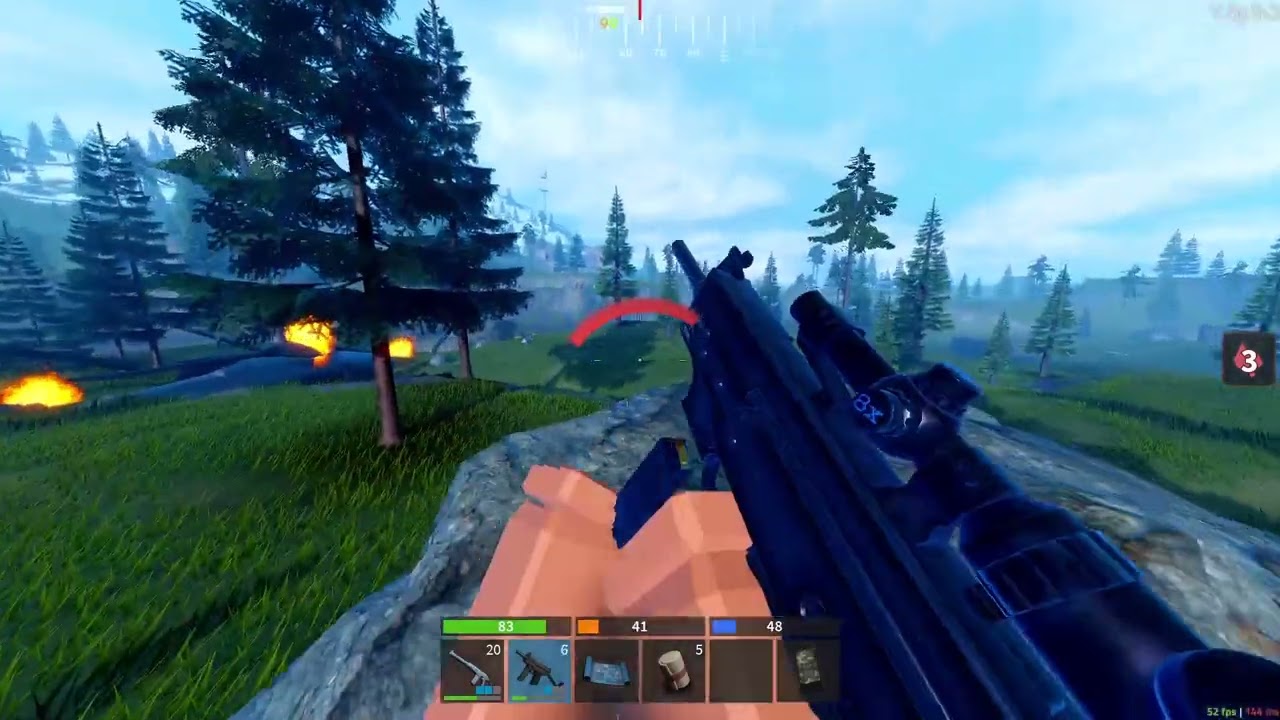 LonesBestBugAbuser Counters Raider X crash in Lone Survival 