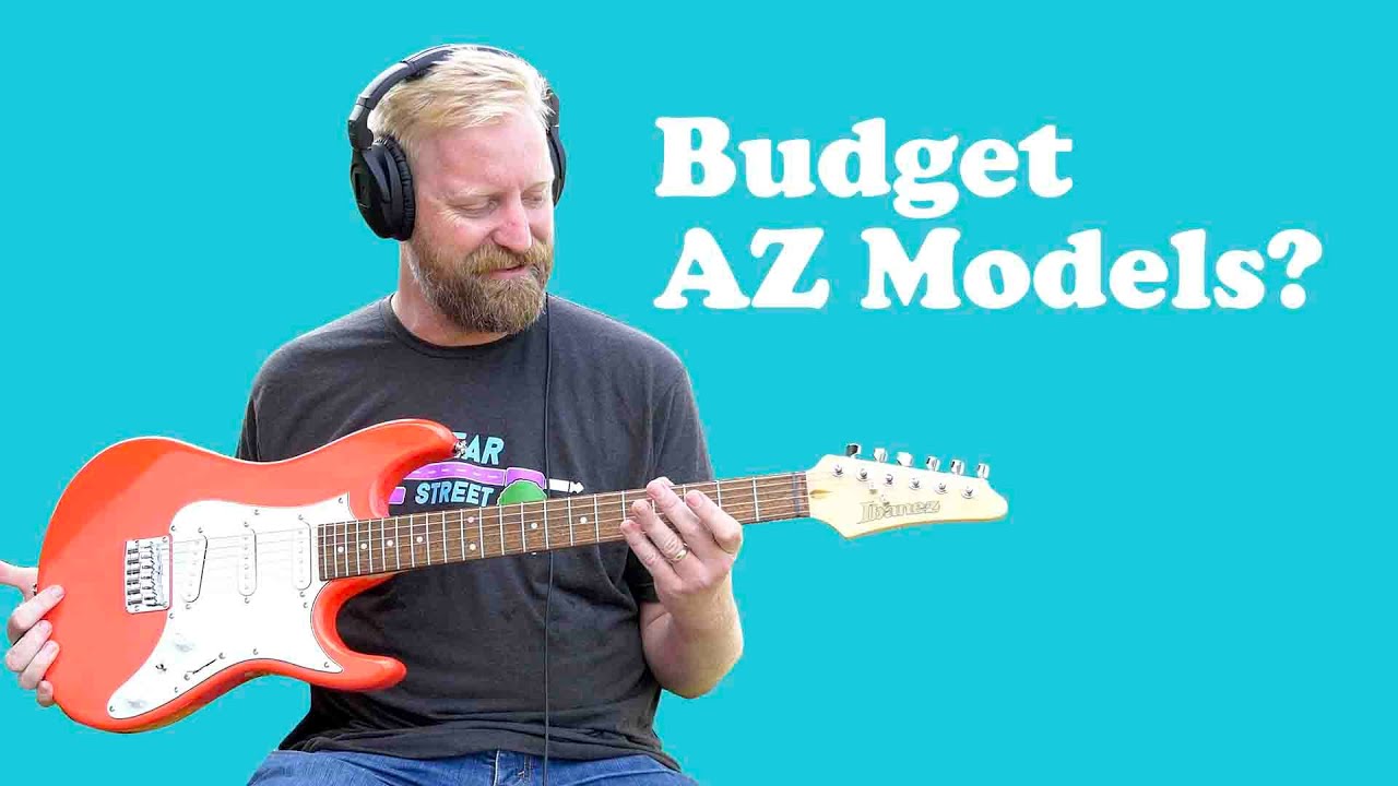 NEW IBANEZ BUDGET AZ GUITARS! - AZES31 & AZES401P-1 - AZ shapes and neck for $300 - 