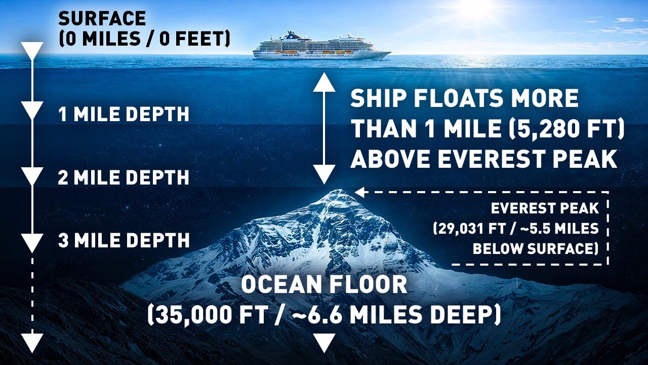 We Dropped Mount Everest into the Mariana Trench