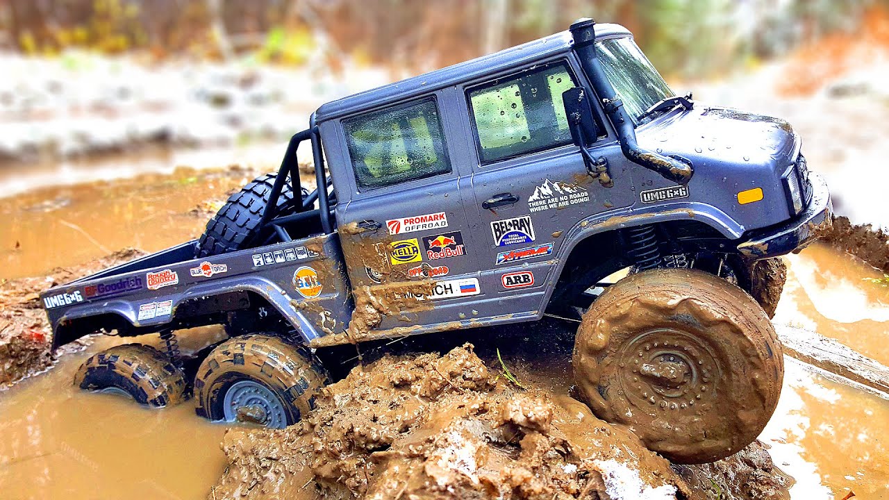 NEW Axial UMG6x6 - MUD OFF Road and ICE Water Racing | Wilimovich