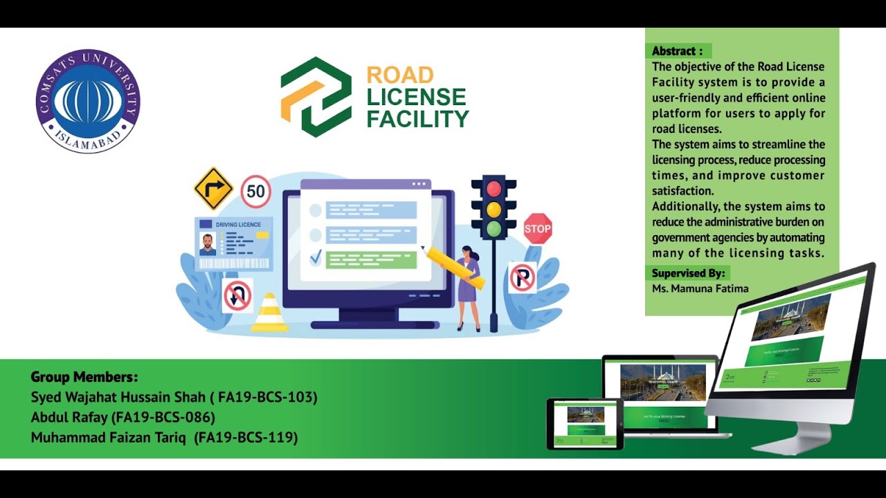 Road License Facility (Website) - FYP Demo
