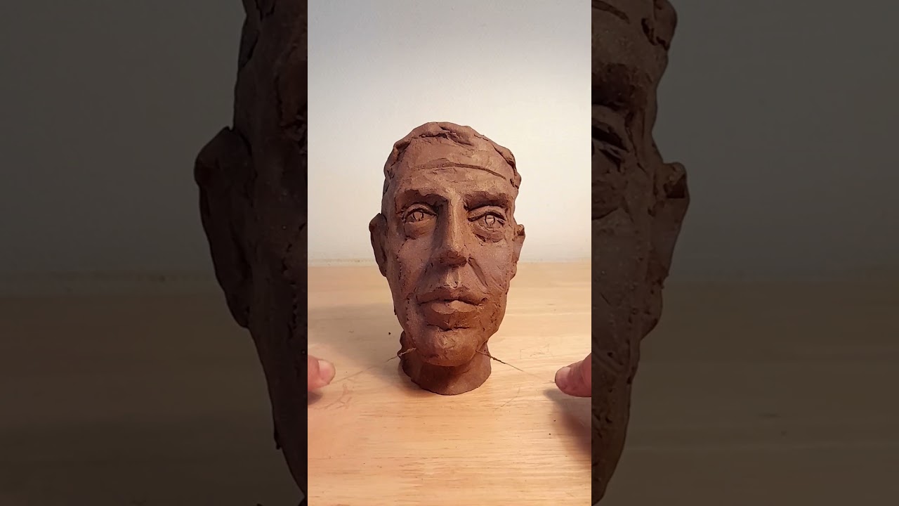 sculpture process #shorts #clay #sculpture #modelage #sculpting