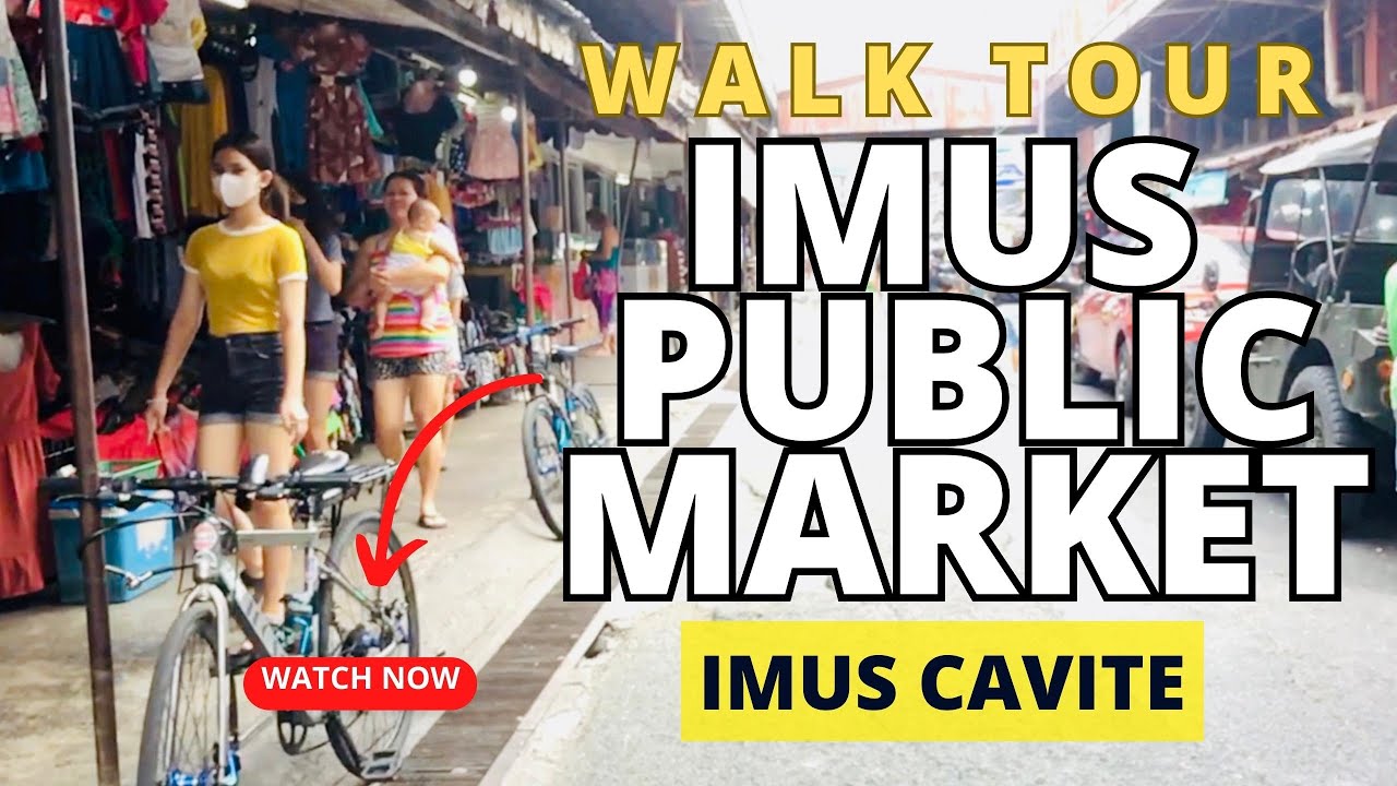 Watch Now Imus Public Market | Walk Tour Imus Cavite Philippines