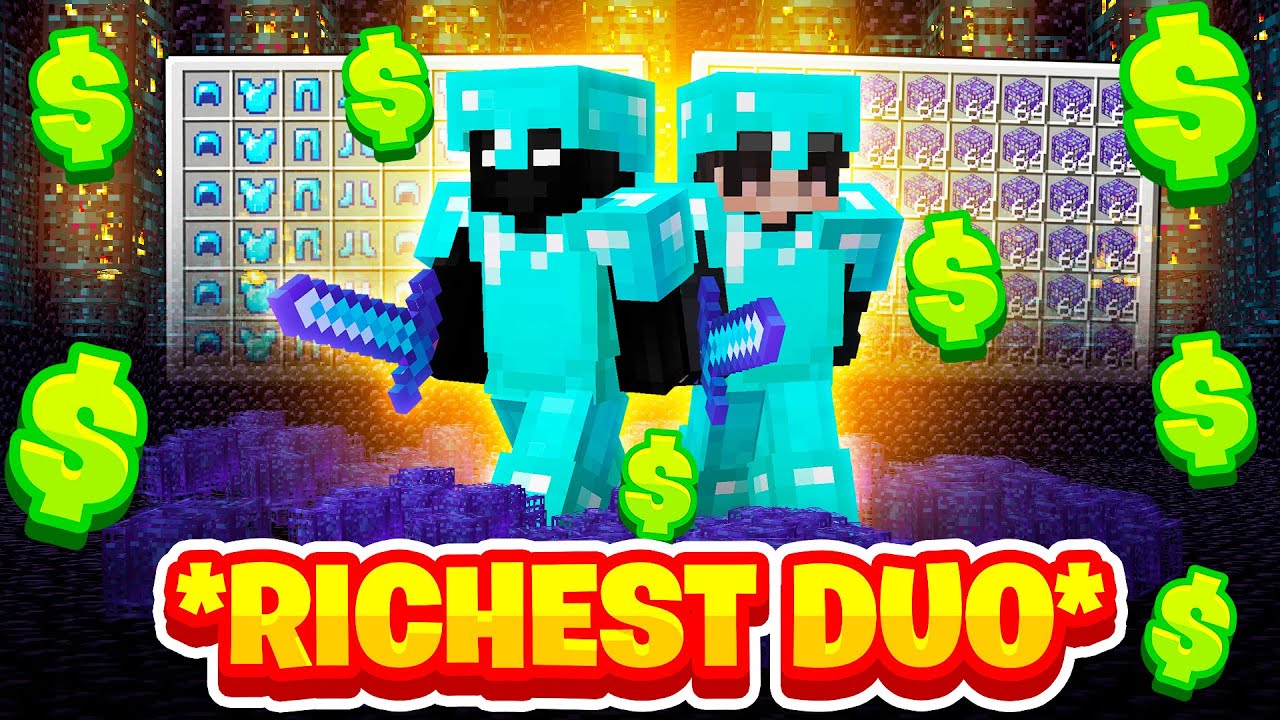 *OP* STRATEGY TO BECOME THE *RICHEST* Minecraft Factions DUO... (INSANE)