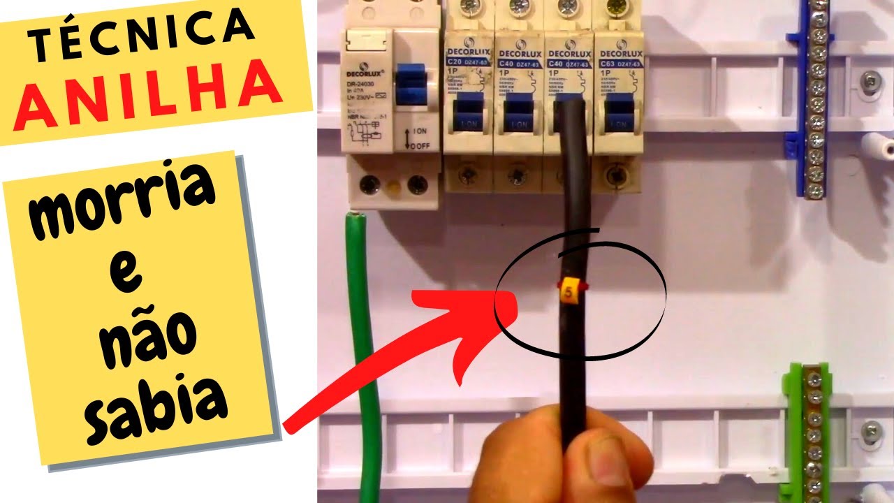 TÉCNICA COM ANILHAS P/ ELETRICISTA