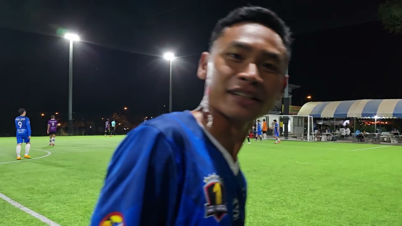 Friday Night FC(น้ำเงิน) VS น้องกุชชี่×แบมจิจา(ม่วง) รายการบอลลีกครั้งที่ 7 สนามพูนทรัพย์(ครึ่งหลัง)