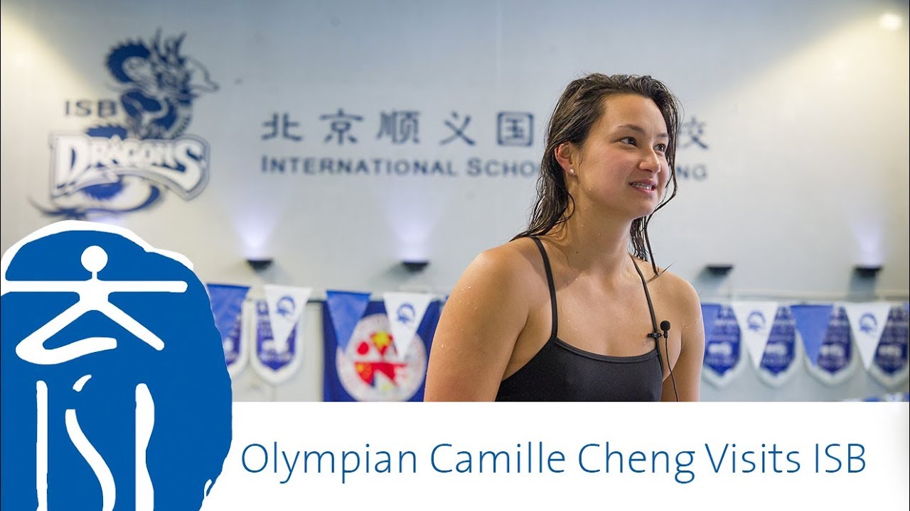 Olympian Camille Cheng makes a splash at ISB
