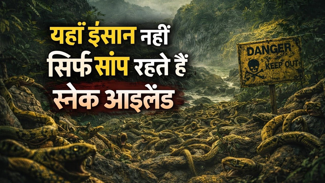 यहाँ इंसान नहीं सिर्फ सांप रहते हैं || स्नेक आईलैंड: मौत का सुनहरा जाल