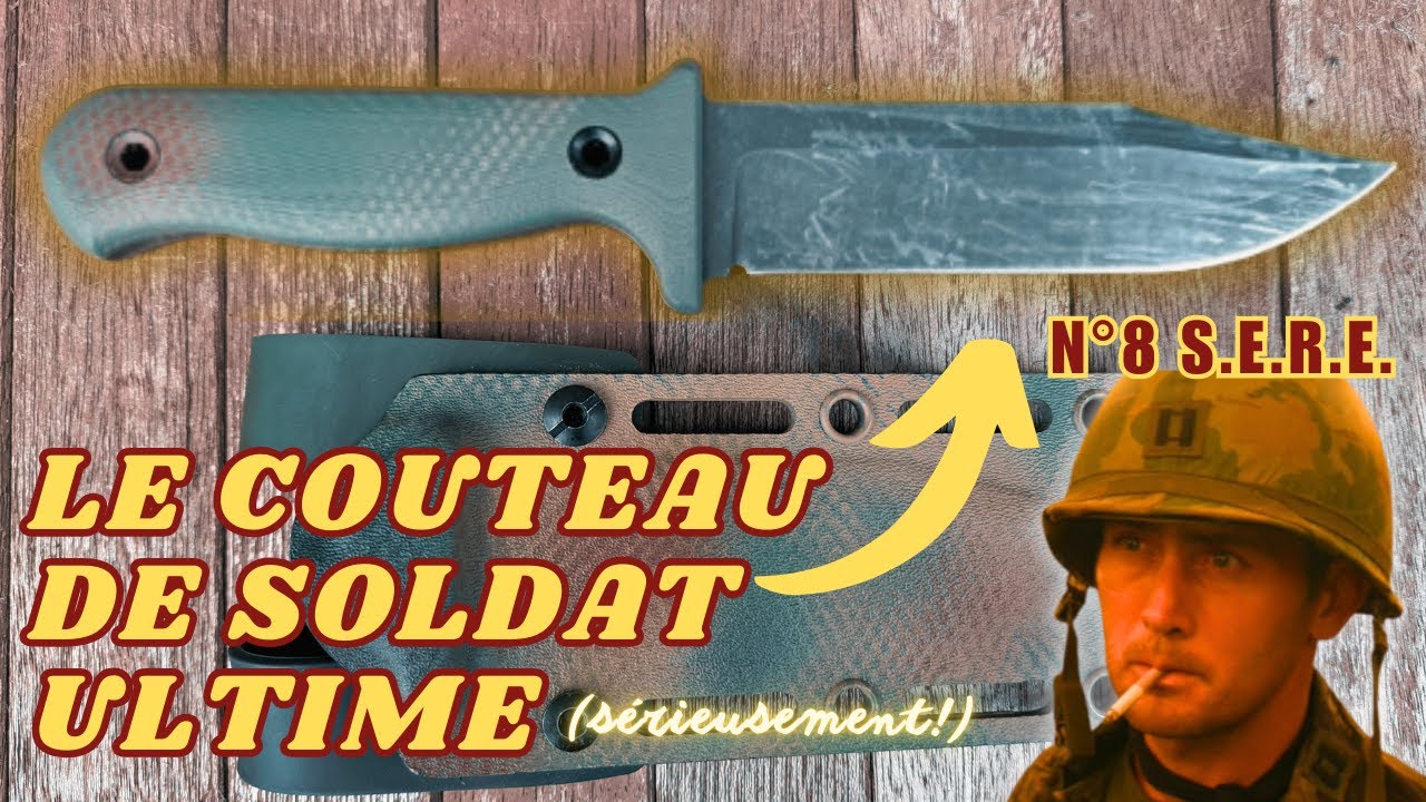 UN COUTEAU MILITAIRE IMBATTABLE ET PAS CHER ! - Station IX N°8 SERE